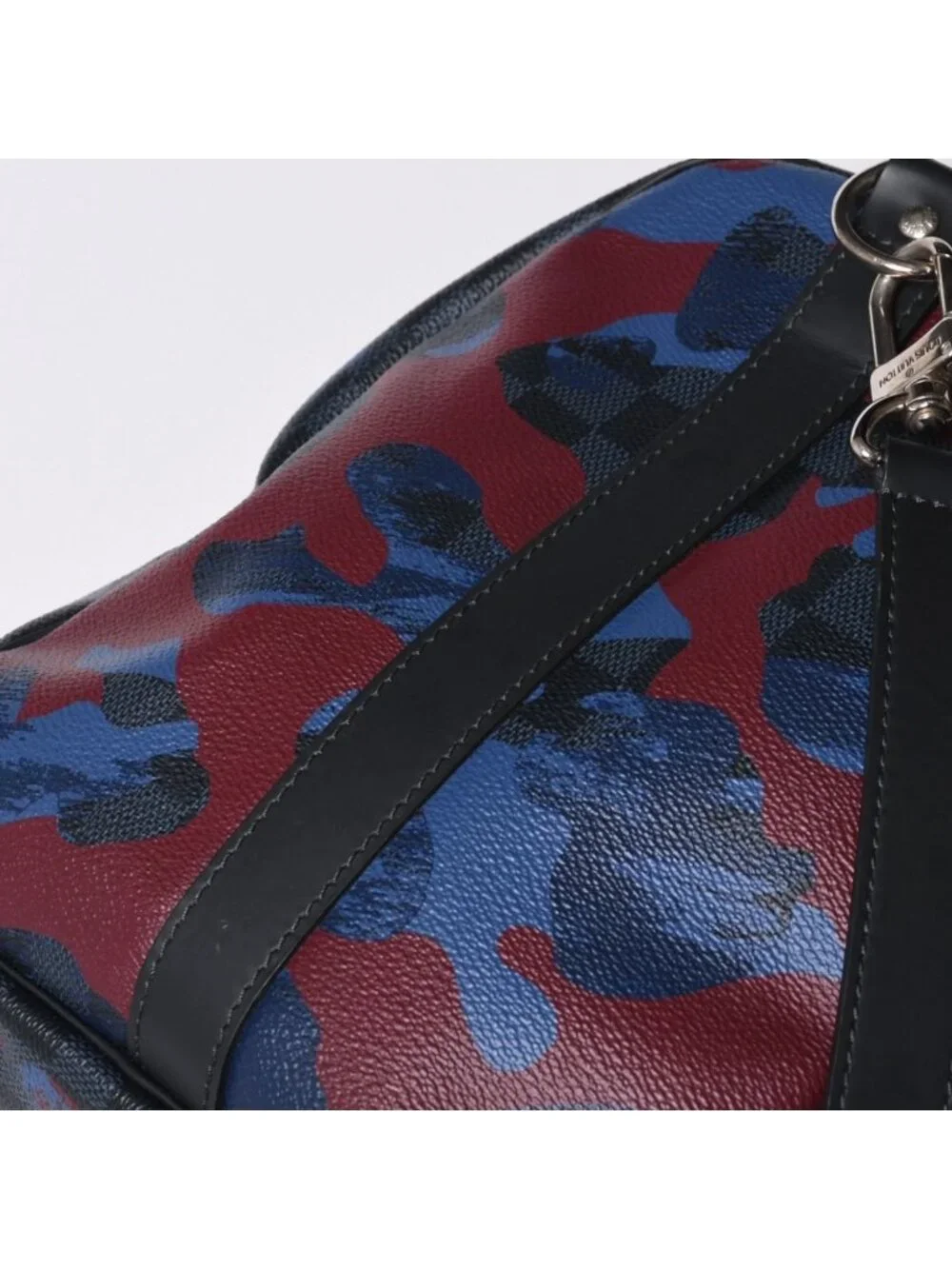 Louis Vuitton Damier Cobalt Camouflage Keepall Bandouliere 45